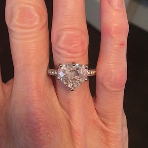 CZ Heart Ring